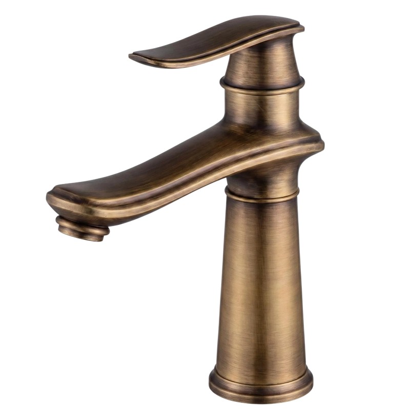 Rubinetto per lavabo in ottone antico