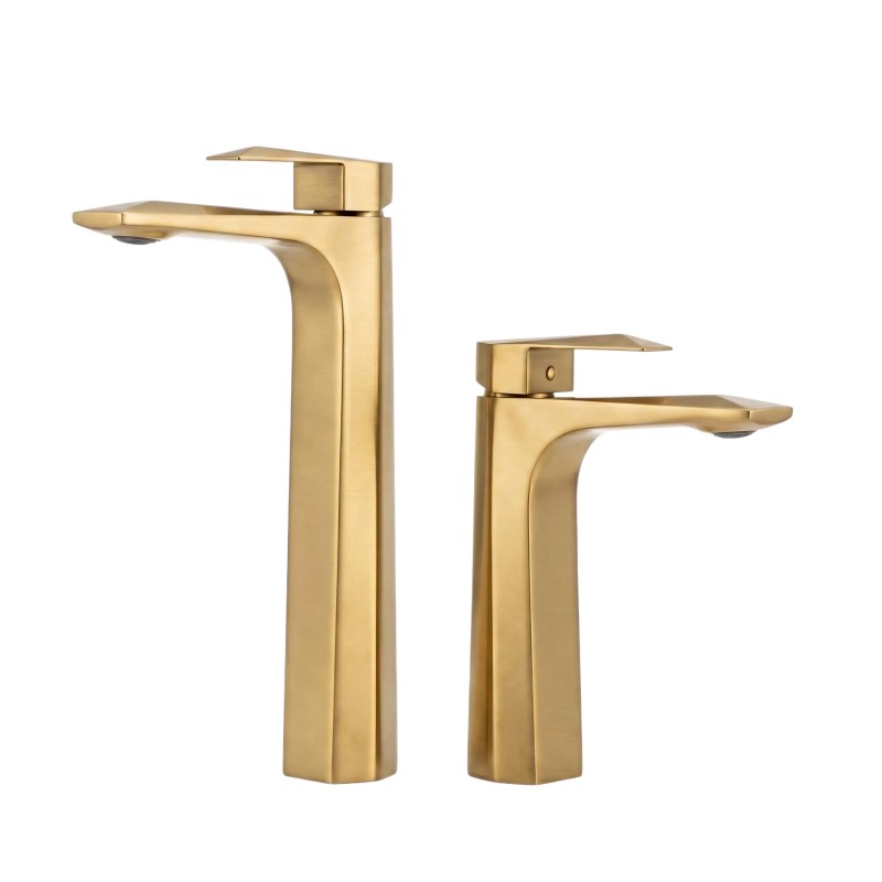Rubinetto da bagno in ottone a doppia maniglia