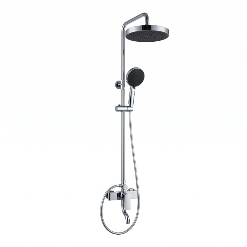 Set doccia in ottone a vista